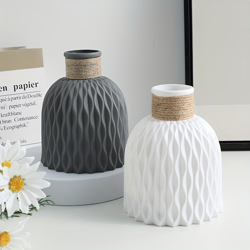 Plastic Vaas – Geometrisch Ontwerp