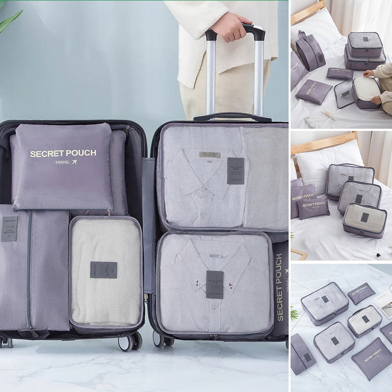 6-Delige Reistas Organizer Set – Voor een Perfect Georganiseerde Koffer