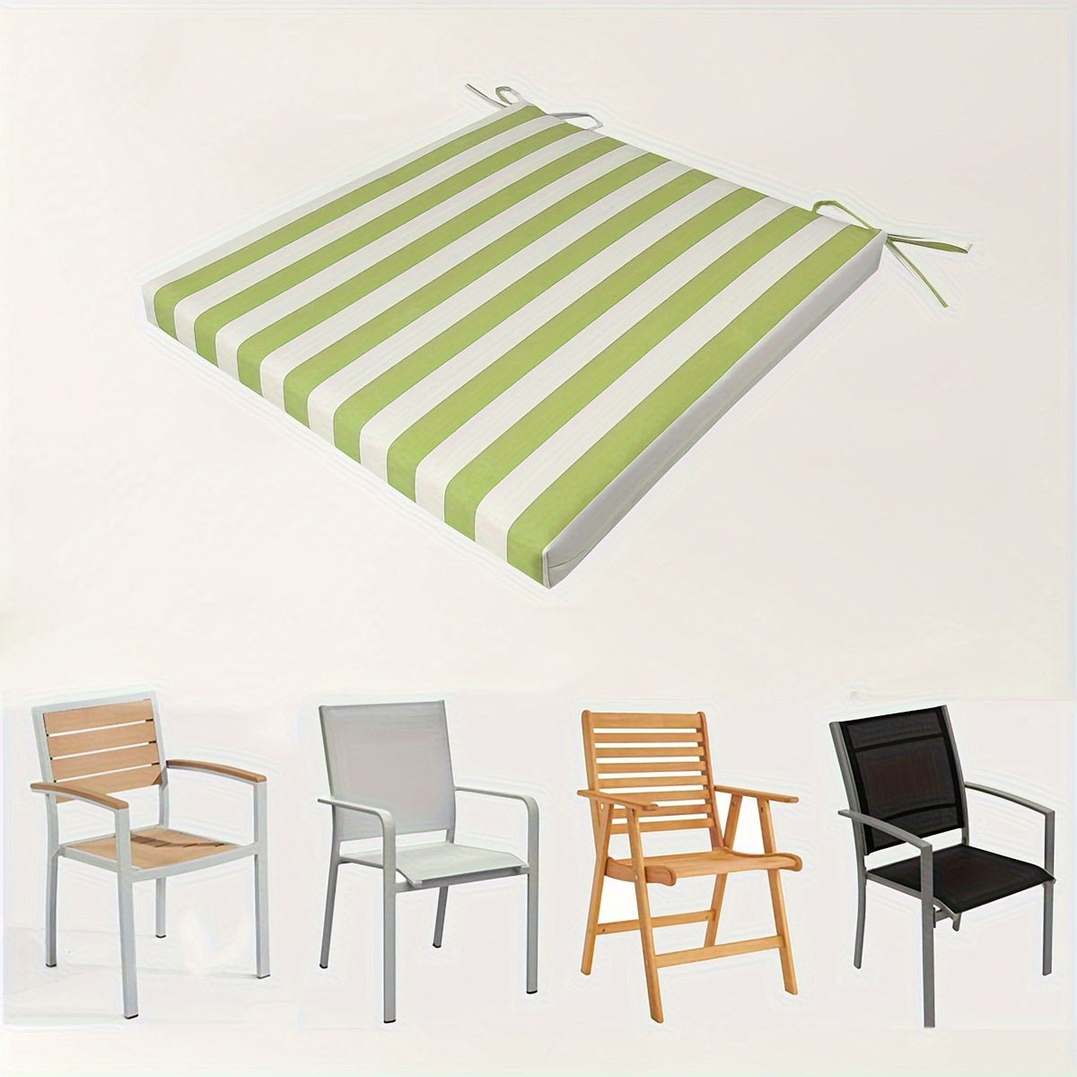 Set van Buiten Stoelkussens