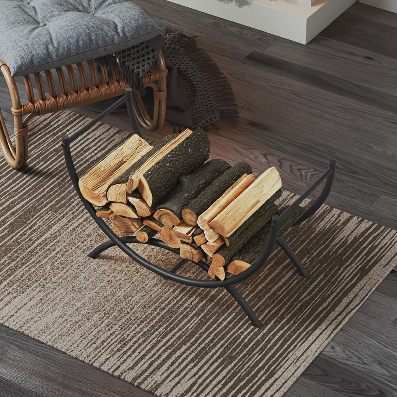 Metalen Hout rek – voor Buiten Houtopslag, Ideaal voor Thuis of op tijdens het kamperen