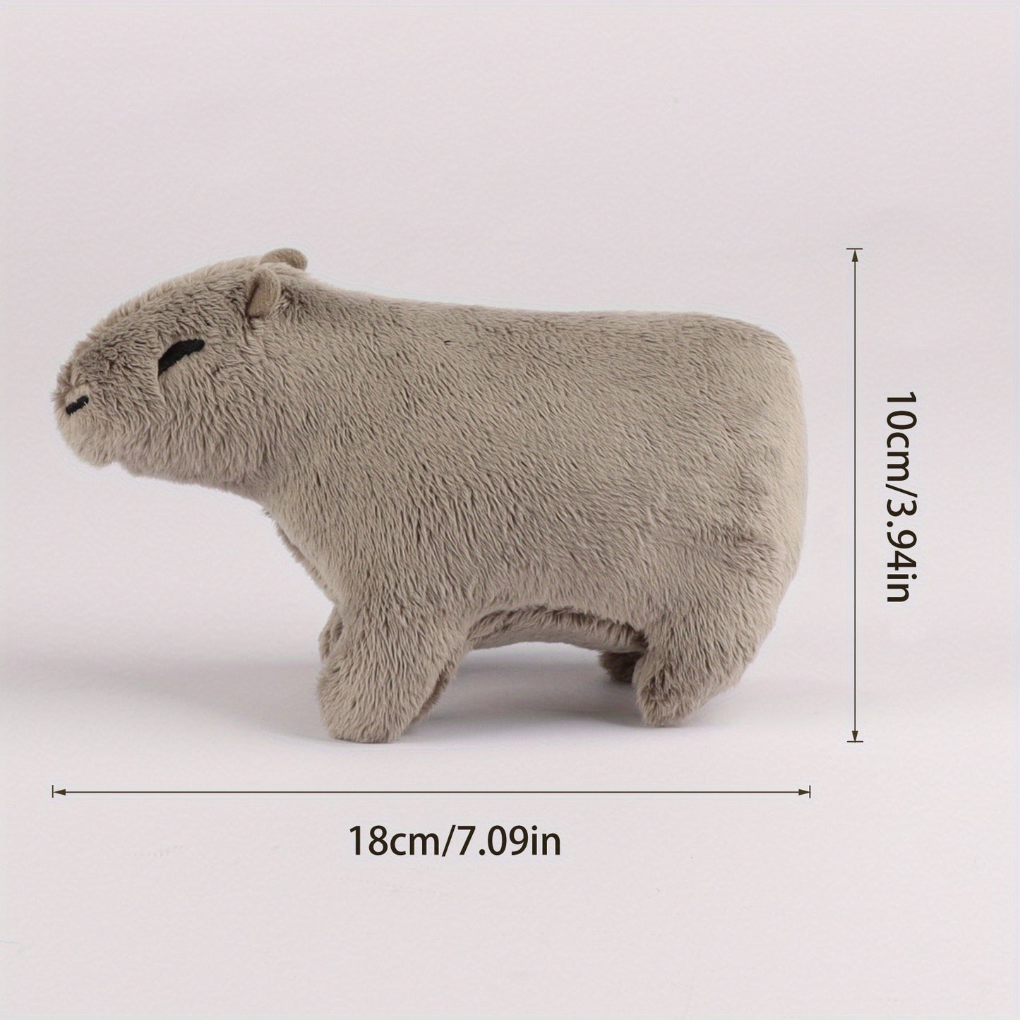 Capybara Knuffel – Zacht Pluche in Twee Maten