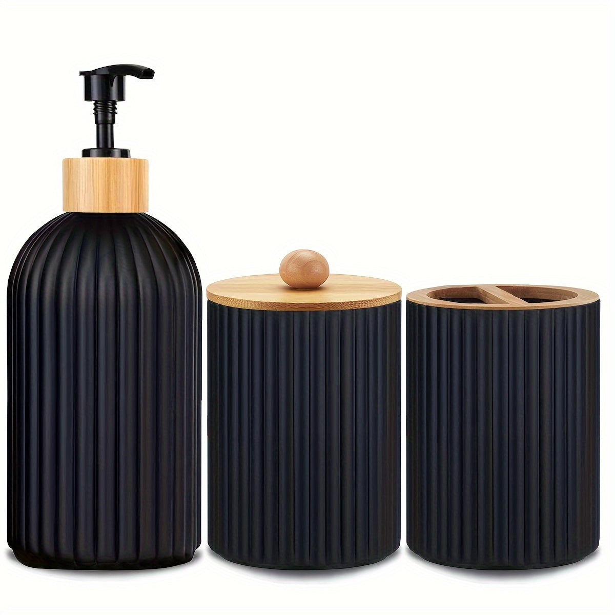 3-delige Badkamer Dispenser Set – Praktisch en Stijlvol