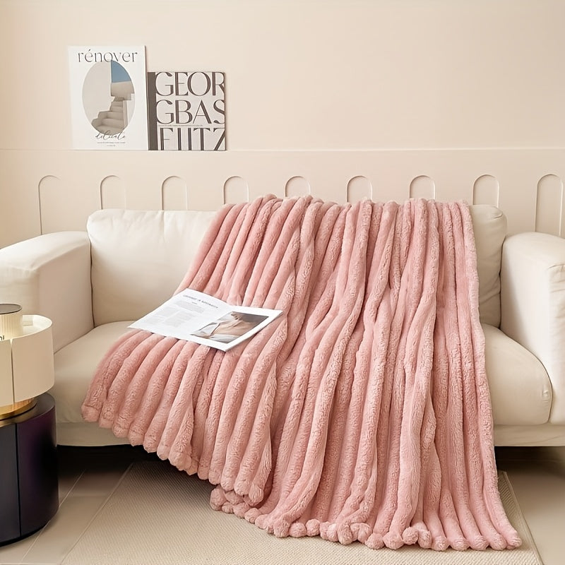 Luxe Dubbelzijdige Pluche Deken – Zacht, Warm & Stijlvol