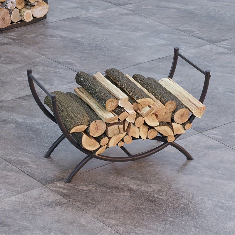 Metalen Hout rek – voor Buiten Houtopslag, Ideaal voor Thuis of op tijdens het kamperen
