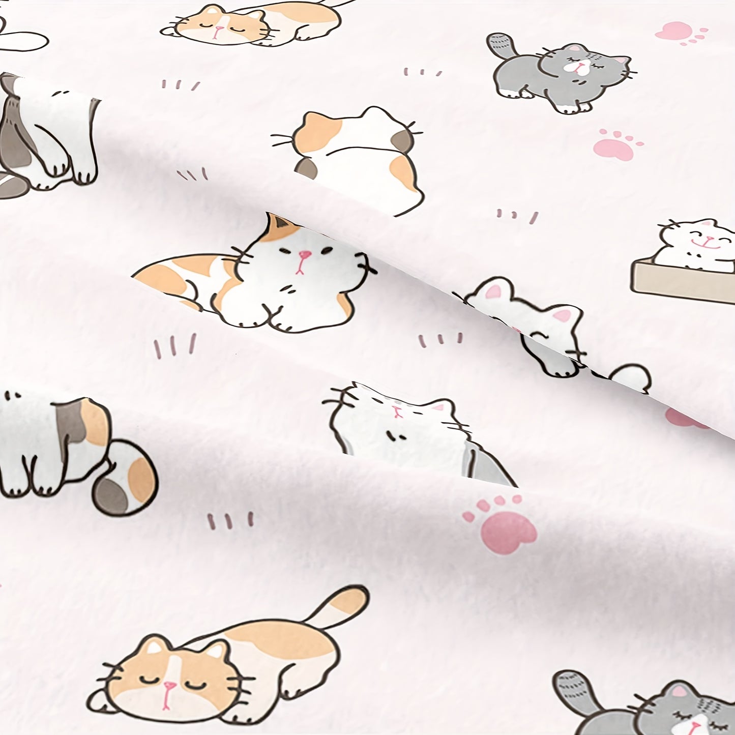 Schattige Katten Beddengoedset – 3-delig