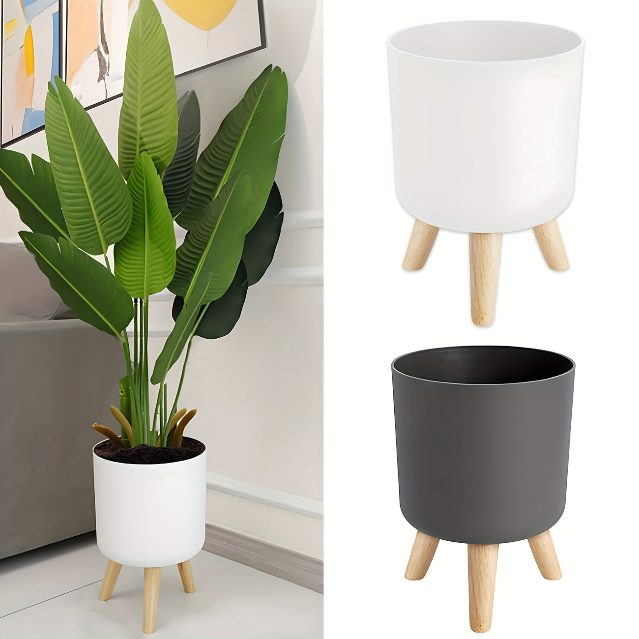 Moderne Pot met Poten – Stijlvol en Functioneel voor Binnen- en Buitendecoratie