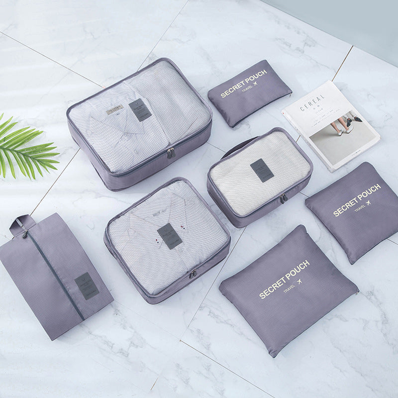 6-Delige Reistas Organizer Set – Voor een Perfect Georganiseerde Koffer