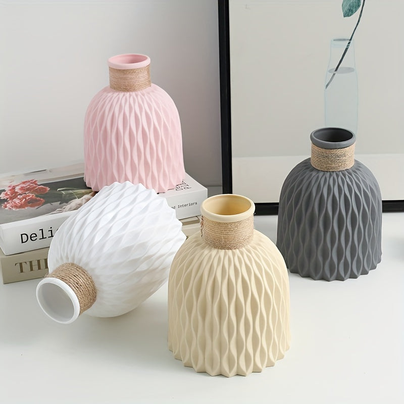 Plastic Vaas – Geometrisch Ontwerp