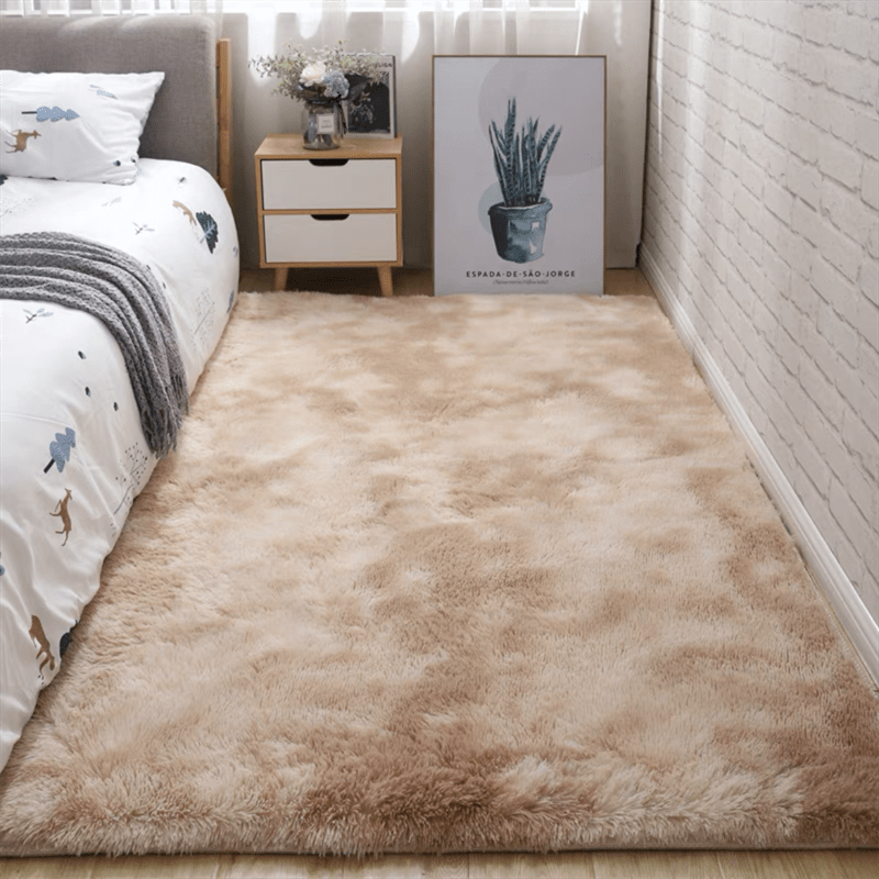 Zacht Pluche Vloerkleed – Voor Slaapkamer en Woonkamer