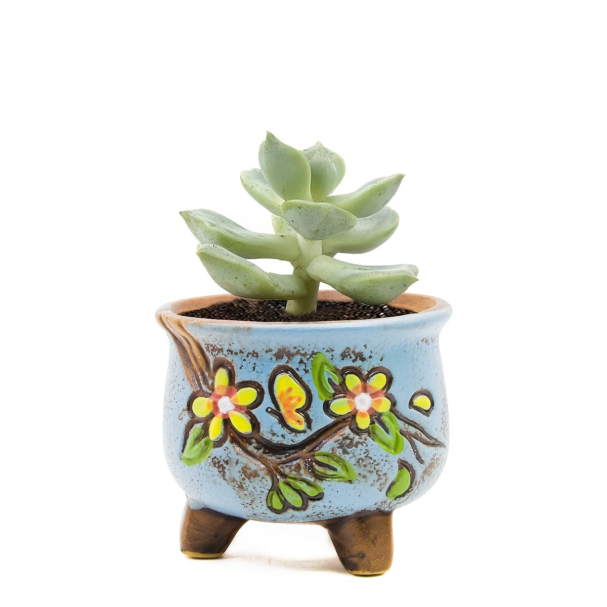 Vintage Bloempotten Set