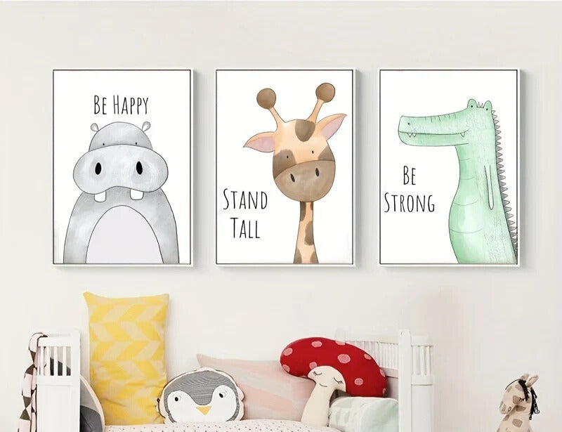 Dieren Canvas Prints – Perfect voor de Kinderkamer