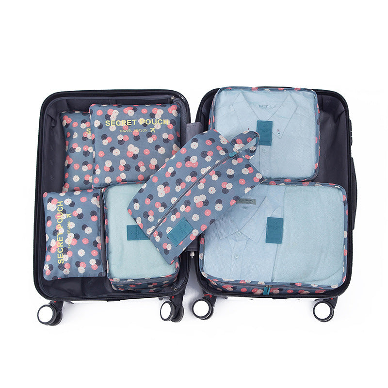 6-Delige Reistas Organizer Set – Voor een Perfect Georganiseerde Koffer
