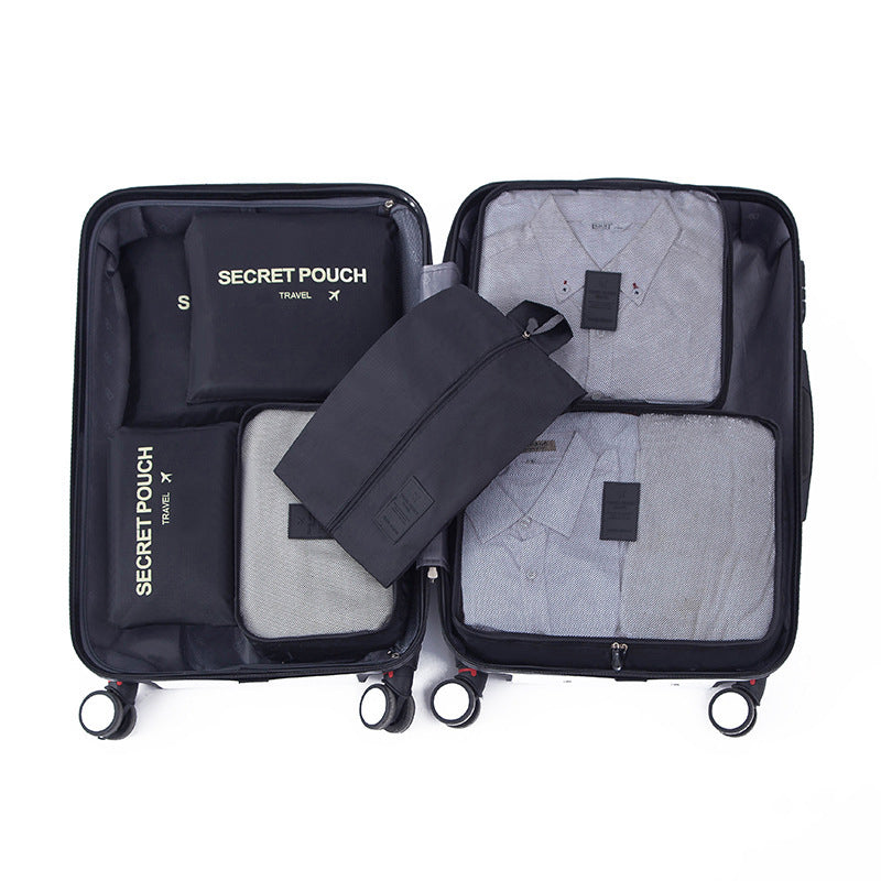 6-Delige Reistas Organizer Set – Voor een Perfect Georganiseerde Koffer