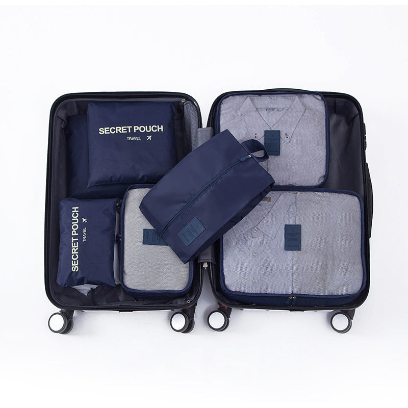 6-Delige Reistas Organizer Set – Voor een Perfect Georganiseerde Koffer