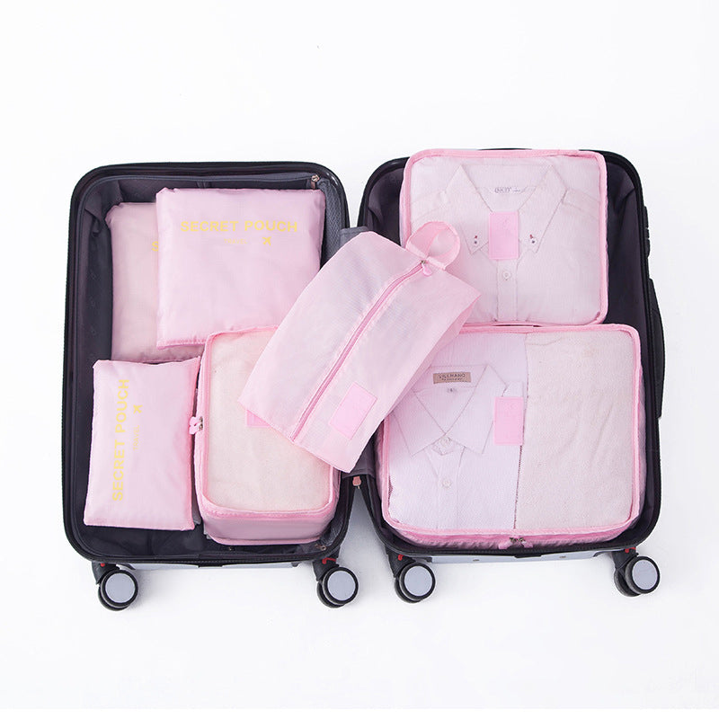 6-Delige Reistas Organizer Set – Voor een Perfect Georganiseerde Koffer