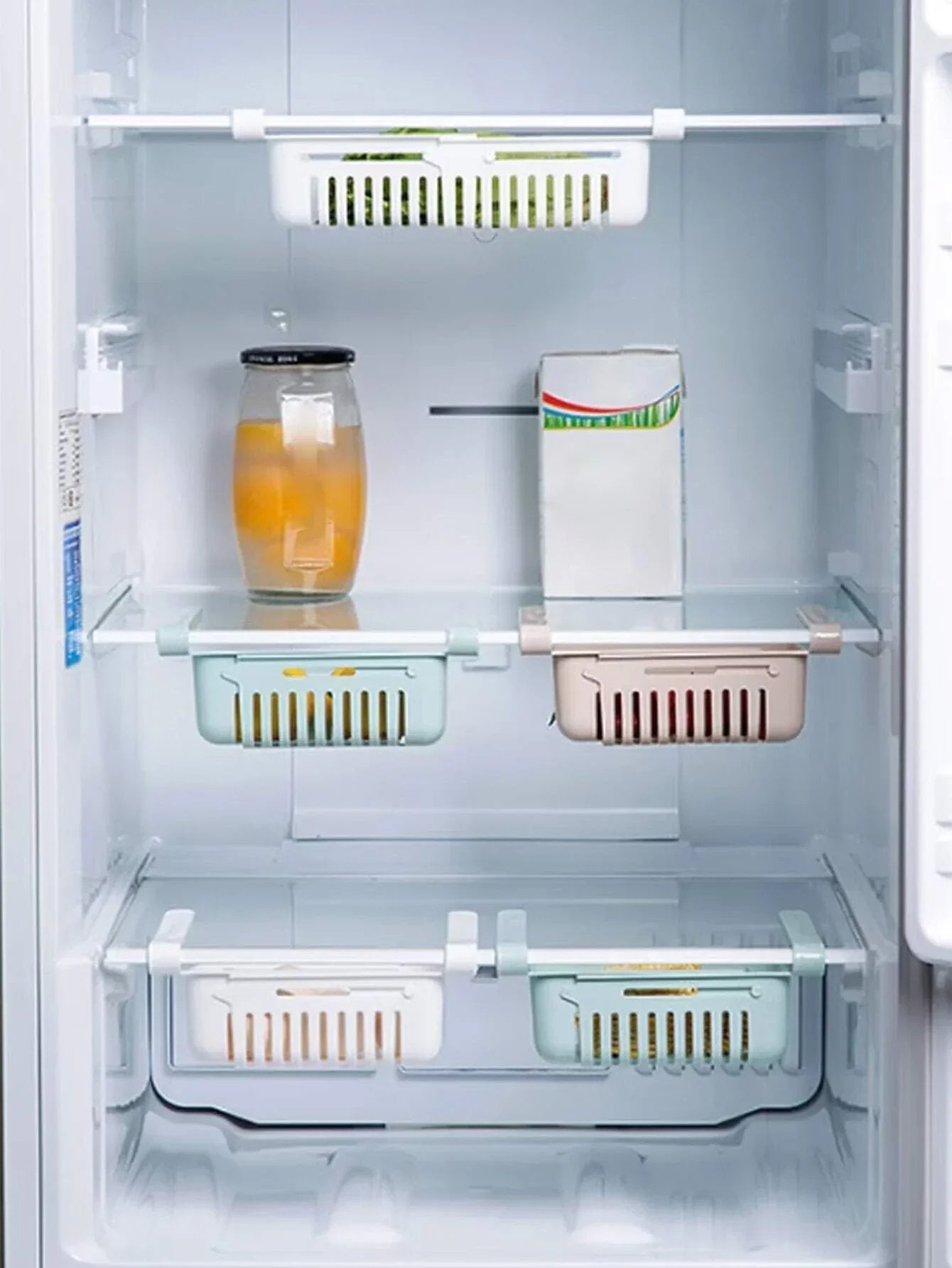 Een opgeruimde koelkast met deze opberg rekken – Slim & Efficiënt Koelkastbeheer