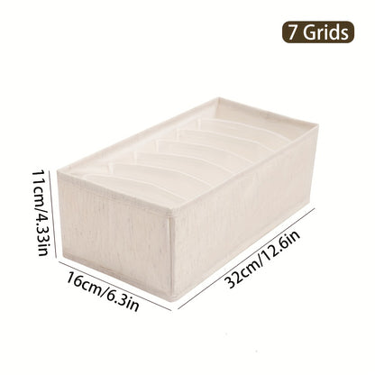 Beige Opvouwbare Lade Organizer met Roségouden Handvatten – Stijlvolle Kastoplossing
