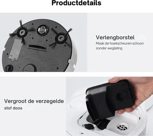 Intelligente 3-in-1 Reinigingsrobot (robot stofzuiger)