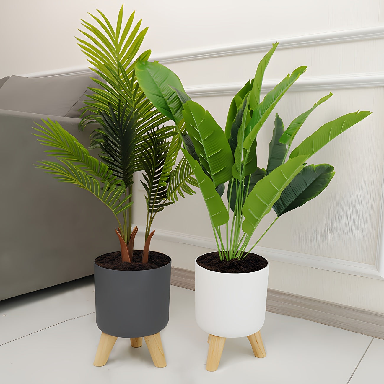Moderne Pot met Poten – Stijlvol en Functioneel voor Binnen- en Buitendecoratie