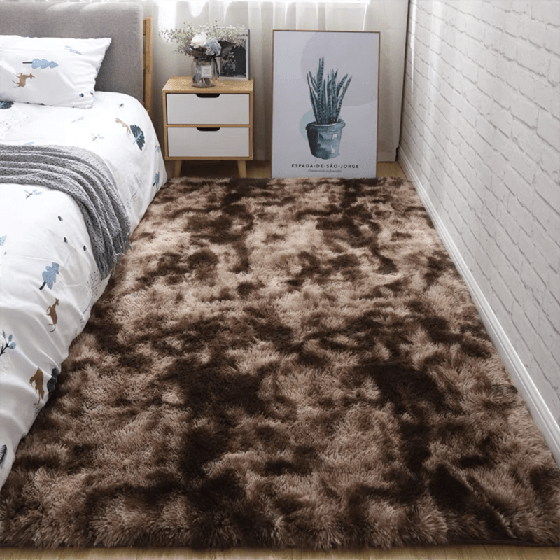 Zacht Pluche Vloerkleed – Voor Slaapkamer en Woonkamer
