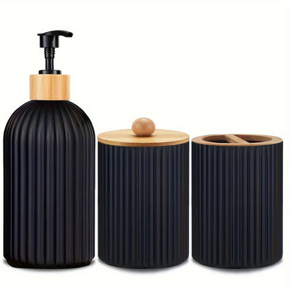 3-delige Badkamer Dispenser Set – Praktisch en Stijlvol