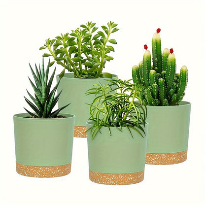 Set van 4 Moderne Bloempotten