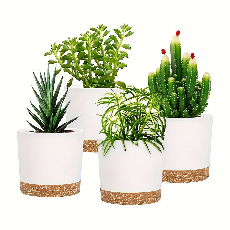 Set van 4 Moderne Bloempotten