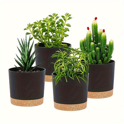 Set van 4 Moderne Bloempotten