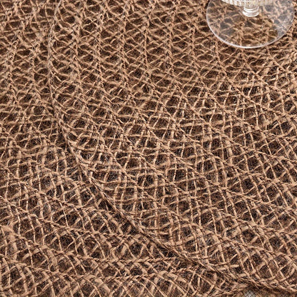 Boho Chic Geweven Jute Onderzetters – 4-delige Set