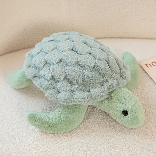 Schattige Schildpad Knuffel – Zachte & Knuffelbare Zeeschildpad in Groen/Roze