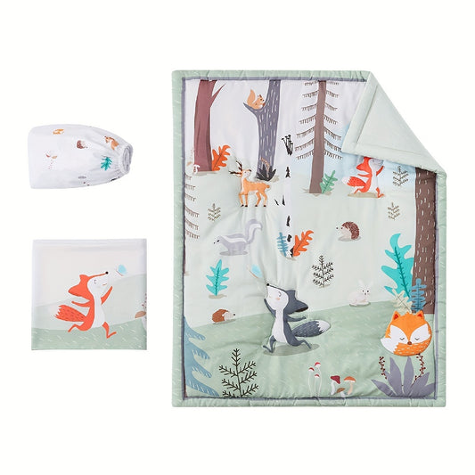 Woodland Dieren Beddengoed set – Zacht & Knus voor Baby’s