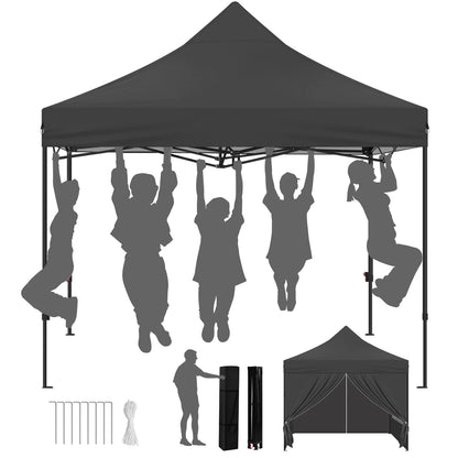 Opvouwbare Outdoor Partytent 3x3m – Waterdicht & UV-bestendig met Verstelbare Hoogte en 4 Afneembare Zijwanden