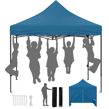 Opvouwbare Outdoor Partytent 3x3m – Waterdicht & UV-bestendig met Verstelbare Hoogte en 4 Afneembare Zijwanden