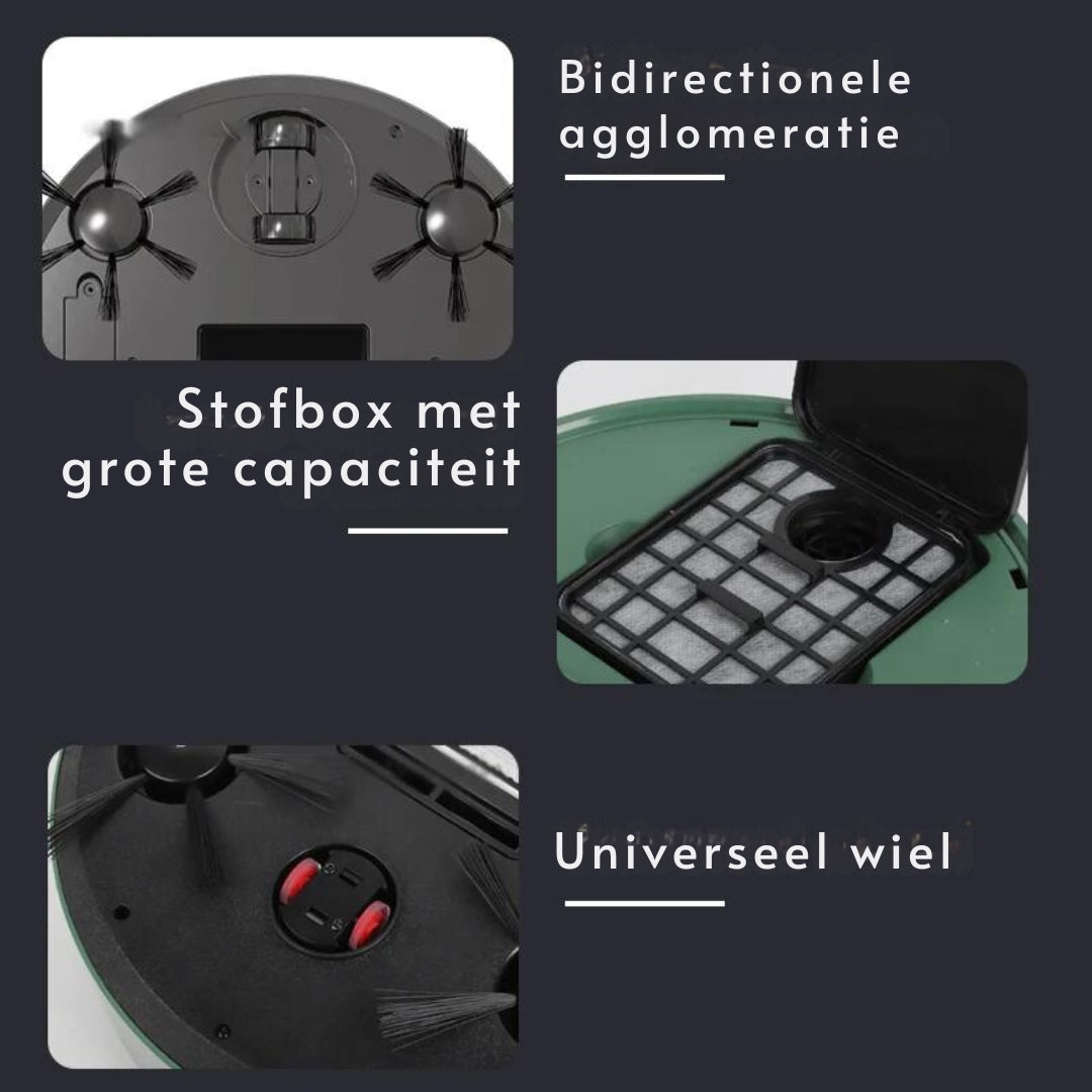 Intelligente 3-in-1 Reinigingsrobot (robot stofzuiger)