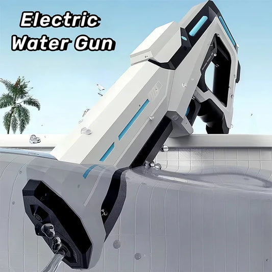 AquaBlast – Elektrisch Waterpistool voor Ultiem Zomerplezier (Zuigt zelf water op uit emmer of zwembad)