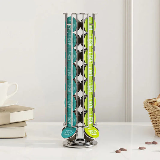 Dolce Gusto Capsulehouder – Draaibaar Koffiepad Rek voor 32 Capsules