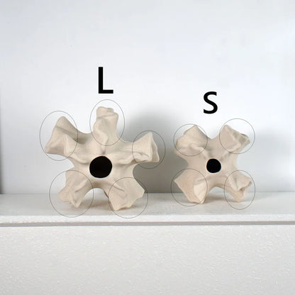 Keramische Koraalvaas – Nordic Design voor Stijlvolle Decoratie