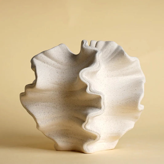 Keramische Koraalvaas – Nordic Design voor Stijlvolle Decoratie