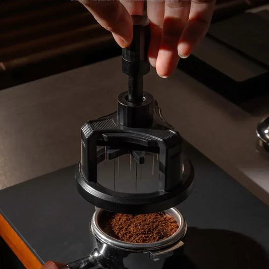 Draaiende naald koffie verdeler – 51/53/58mm Rotary Needle Coffee Powder Distributor