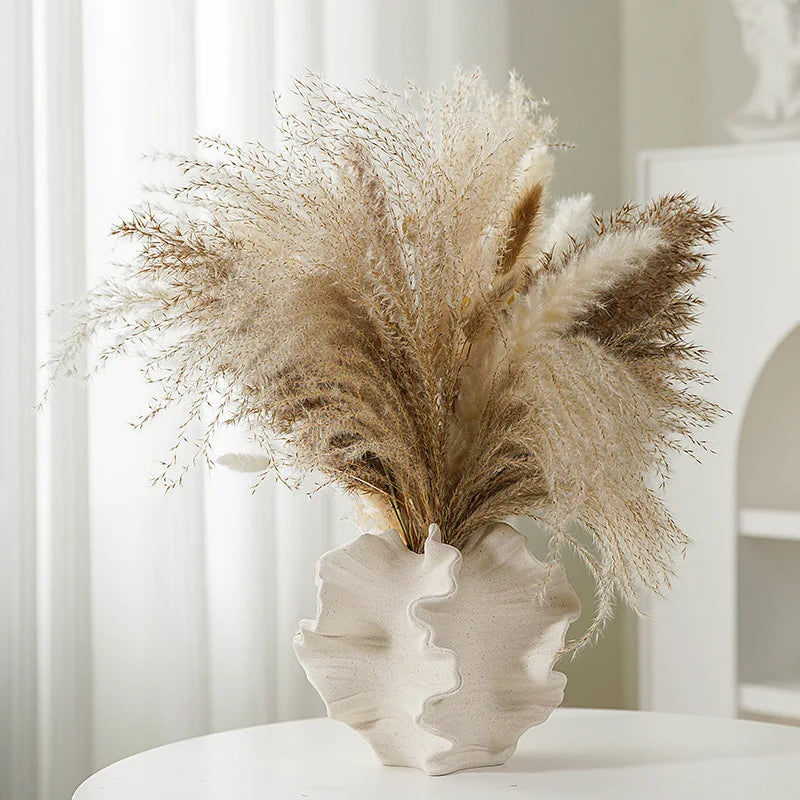 Keramische Koraalvaas – Nordic Design voor Stijlvolle Decoratie