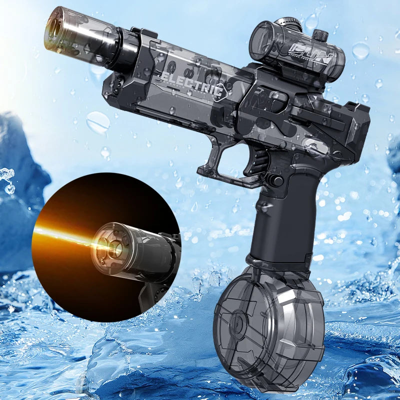 Elektrisch Waterpistool met vlammen effect! Automatisch & krachtig (Supersoaker)
