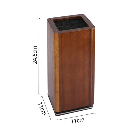 Houten 360° Magnetische Draaibare messenblok– Stijlvol en Functioneel