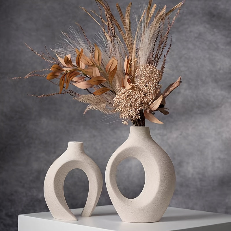 Set van 2 Keramische Vazen –  Scandinavisch Design