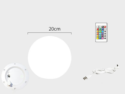 AuroraSphere Waterdichte LED Lichtbal – Draadloze Kleurrijke Tuin- en Zwembadverlichting
