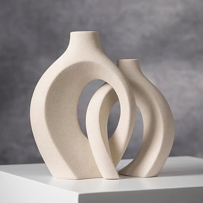 Set van 2 Keramische Vazen –  Scandinavisch Design
