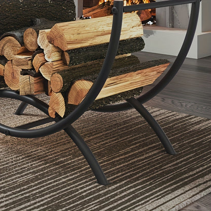 Metalen Hout rek – voor Buiten Houtopslag, Ideaal voor Thuis of op tijdens het kamperen